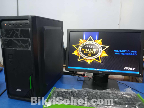 intel Core i5  ও Dell 19” Monitor ফুল  Pc